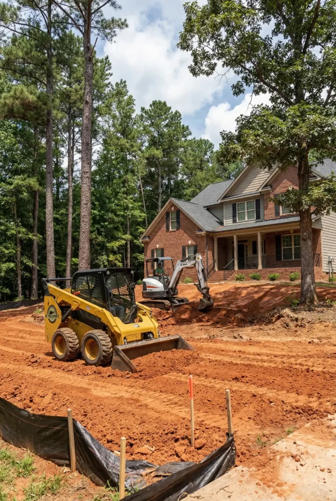 residential grading Raleigh NC yard leveling project yard grading service Charlotte NC drainage improvement residential grading Lexington NC uneven yard leveling backyard grading Greensboro NC drainage solution property grading Winston-Salem NC yard leveling yard leveling service North Carolina residential property drainage grading Raleigh NC yard improvement residential land grading Charlotte NC property backyard leveling Lexington NC drainage grading professional yard grading Greensboro NC residential
