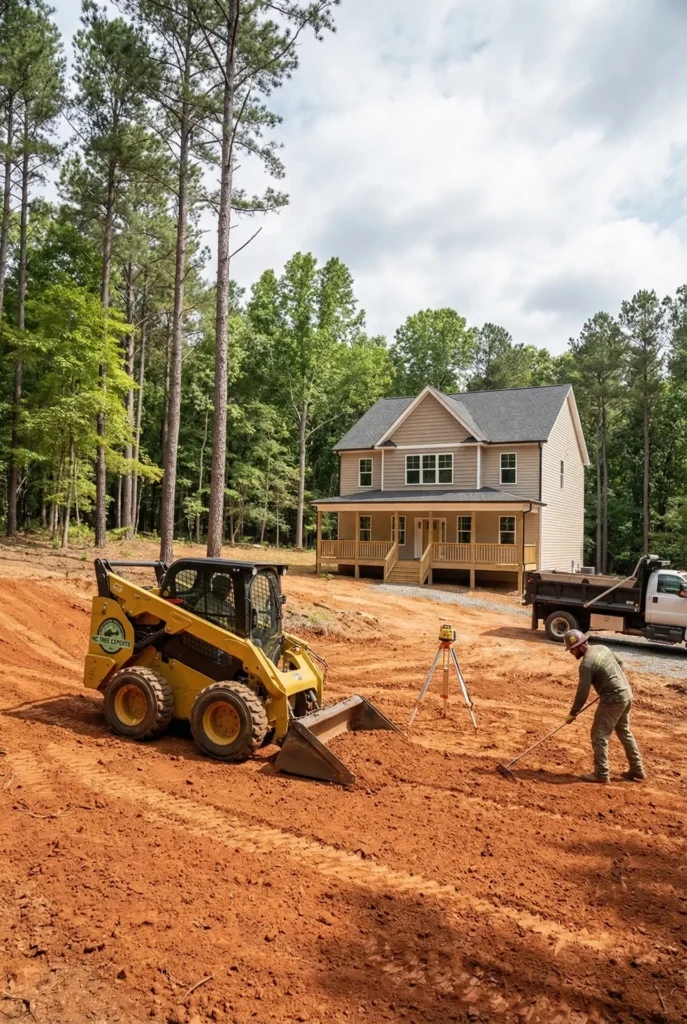 residential grading Raleigh NC yard leveling project yard grading service Charlotte NC drainage improvement residential grading Lexington NC uneven yard leveling backyard grading Greensboro NC drainage solution property grading Winston-Salem NC yard leveling yard leveling service North Carolina residential property drainage grading Raleigh NC yard improvement residential land grading Charlotte NC property backyard leveling Lexington NC drainage grading professional yard grading Greensboro NC residential